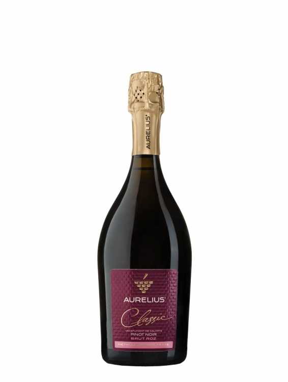 Шампанское «Classic» Pinot Noir брют розовое, Aurelius. 0,75
