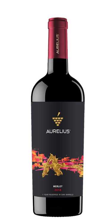 Вино «Merlot» 2019 Aurelius. 0,75