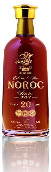 Коньяк «Noroc» 20 лет, Colectia de Aur, Calarasi. 0,5