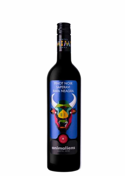Вино «AnimAliens» 2019 Pinot Noir - Saperavi - Rara Neagra, Мими. 0,75