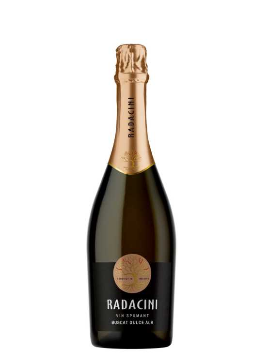 Шампанское «Radacini» Muscat, белое сладкое. 0,75
