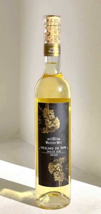 Вино «Riesling de Rhin» 2020 Botrytis, Milestii Mici. 0,5