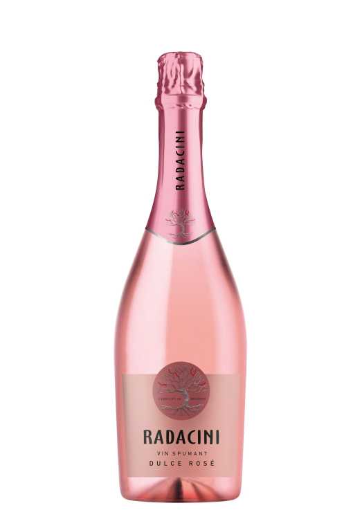 Шампанское «Radacini» розовое сладкое. 0,75
