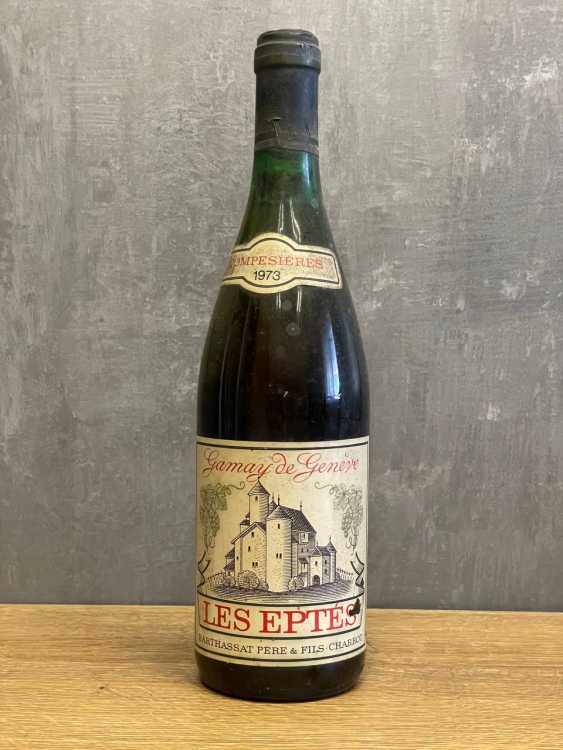Вино Gamay de Geneve Les Eptés 1973 года