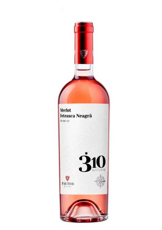 Вино «310 Altitudine» 2021 Merlot - Feteasca Neagra, Fautor. 0,75