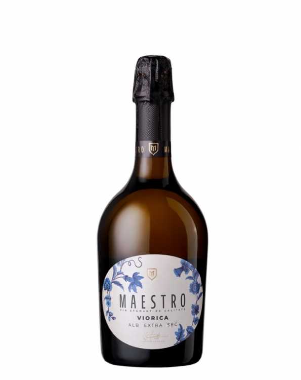 Шампанское «Viorica» 2024 белое экстра-сухое, Maestro. 0,75