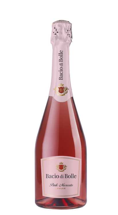 Шампанское «Bacio di Bolle» Pink Moscato. 0,75