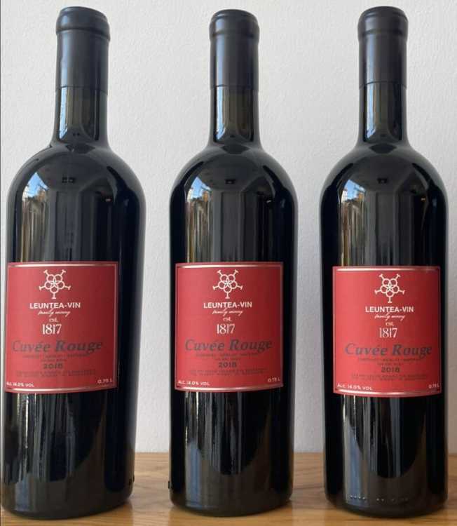 Вино «Cuvee Rouge» 2018 Cabernet - Merlot - Saperavi, Leuntea-Vin. 0,75